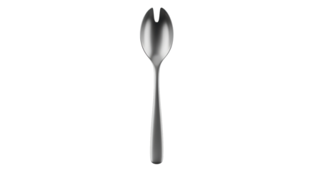 Isolated salad spoon, elegant modern server serving utensils, dining kitchen equipment