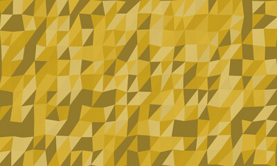 Abstract Geometric Polygonal Background In Shades Of Yellow And Brown Keywords: abstract, background
