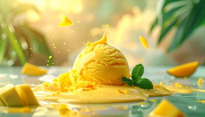 Melting Mango Ice Cream Mint