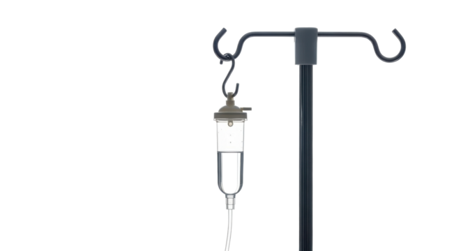 Isolated IV Drip Stand for Medical Treatment Infusion, Intravenous Fluids and Medication
