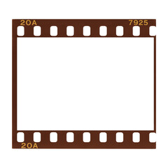 PNG Vintage film strip frame