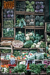 Fototapeta premium fresh vegetables at the market