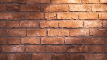 Obraz premium a close-up view of an old brick wall with a gradient color