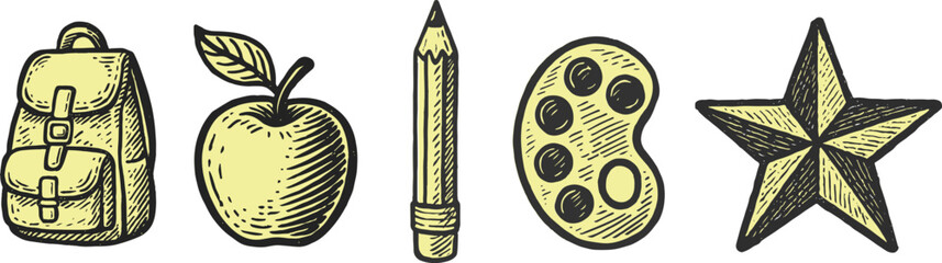 Vintage Food and Culinary Engraving Set