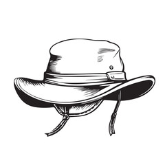boonie hat vector illustration