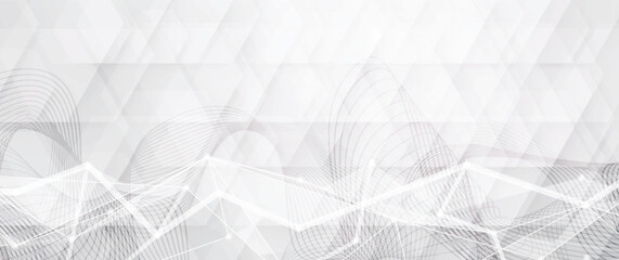 Abstract polygonal background technology concept, futuristic background