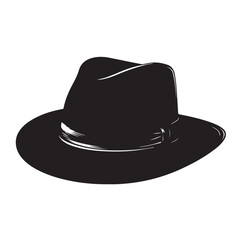 black cowboy hat