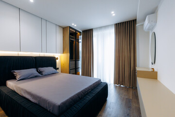 Modern Bedroom Interior Designed to Embrace Natural Light with a Chic Minimalist Aesthetic