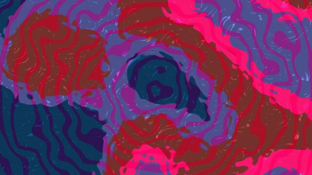 Abstract swirling pattern with pink, brown, and blue shades. Suitable for backgrounds, graphic design, and artistic projects. Great for branding and packaging designs.