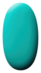 Fototapeta premium PNG Oval shape turquoise white background simplicity.
