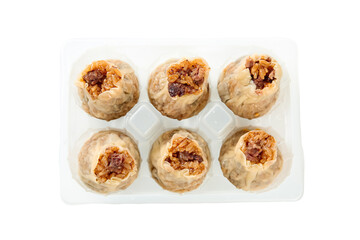 Cantonese Siu Mai Dumplings Traditional Chinese Dim Sum Pork Shrimp Steamed Dumplings Restaurant Style Food Photography