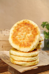 Crispy Handpulled Pork and Caper Pancakes Stack - Traditional Comfort Food for Family Reunion Meals