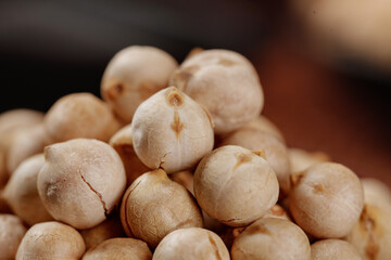 Crispy Salt-Roasted Chickpeas from Xinjiang - Golden Brown Legumes for Healthy Snacking