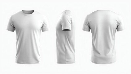 Shirt mock up set. Sport blank shirt template front and back view. Black, gray and white front design 