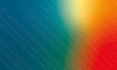 Abstract rainbow gradient background with blue, green, yellow, orange, and red hues