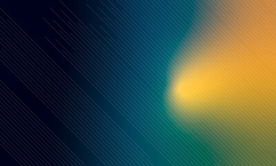 Abstract gradient with deep blue to yellow glow, modern background