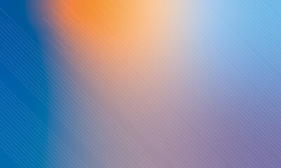 Abstract gradient blue and orange background