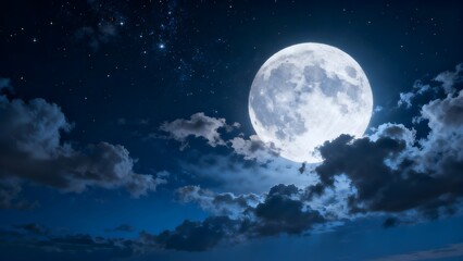 Fototapeta premium moon and clouds