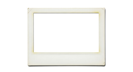 This old photo frame has a subtle, worn texture, and its blank center is a perfect placeholder for personal memories or digital design projects.