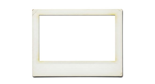 This old photo frame has a subtle, worn texture, and its blank center is a perfect placeholder for personal memories or digital design projects.