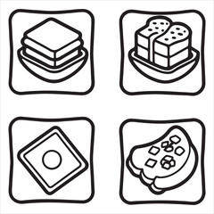 A Classic Homestyle Toast Breakfast, a Crispy Golden Brown Slice with Melted Butter, the Simple Meal Carbohydrate Breakfast Staple for a Quick Morning