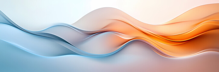 Obraz premium Abstract Flowing Waves Design