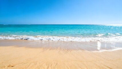 Naklejka premium beach and sea