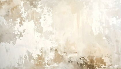 Fototapeta premium Aged, mottled wall surface in light beige and tan tones