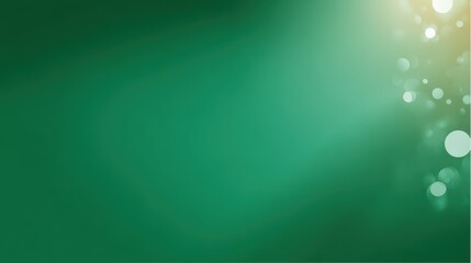 A blurred gradient background transitioning from dark green to light green with bokeh light effects in the top right corner, creating a soft, ethereal atmosphere, blurred green background