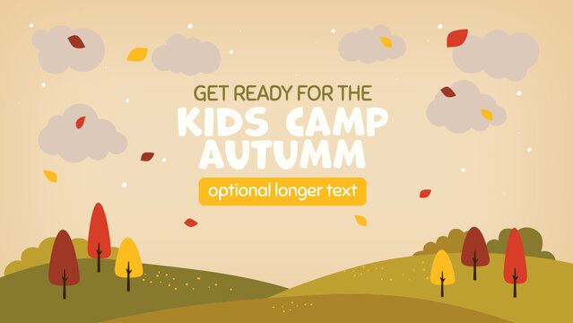 Kids Autumm Camp Title Card