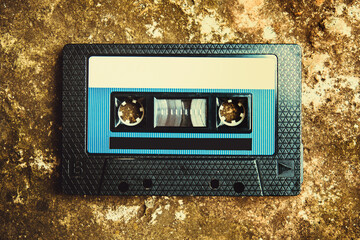 Audio Tape Cassette closeup