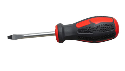 screwdriver on white background