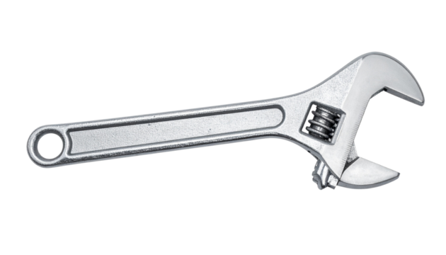 wrench isolated on white background