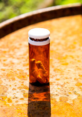 Pills in Phial closeup
