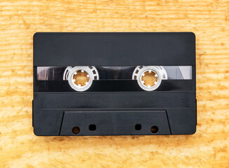 Audio Tape Cassette closeup