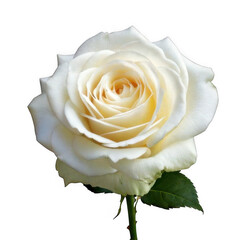 single white rose isolated on transparent background Remove png, Clipping Path, pen toolwhite background