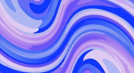 Abstract Swirling Blue Purple Pink Paint Strokes Texture Background