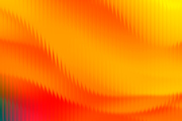 Abstract fractal glass wave orange and yellow gradient background