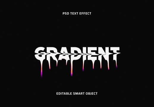 Gradient Map Text Effect