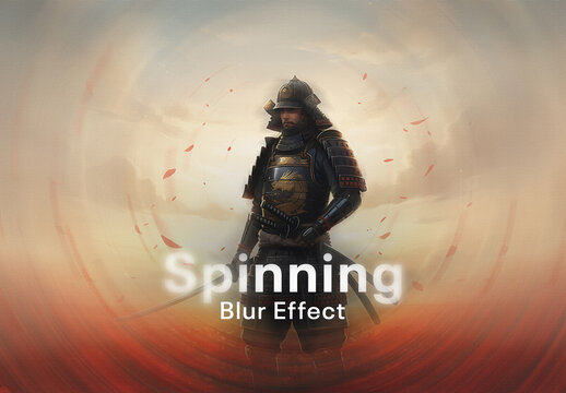 Spinning Blur Photo Effect