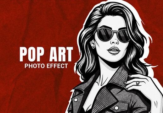 Pop Art Comic Book Photo Effect