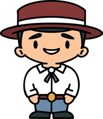 brazil man in traditional clothing