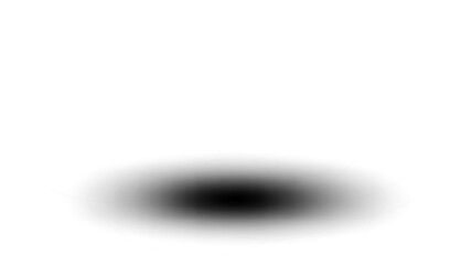 Black Shawod on a Transparent Background