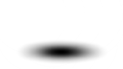 Black Shawod on a Transparent Background