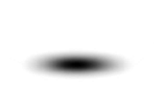 Black Shawod on a Transparent Background