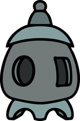 traditional japanese ishidoro stone shinto shrine