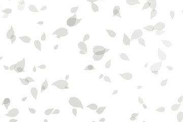 風に舞う白い花びらが浮かぶ幻想的な背景 | Dreamy Background with White Petals Floating in the Air