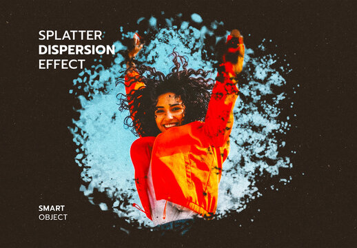 Splatter Dispersion Photo Effect