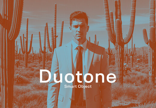 Duotone Image Effect Template