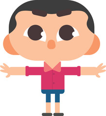 character vector illustration for animation design